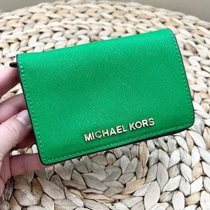 Michael Kors green wallet